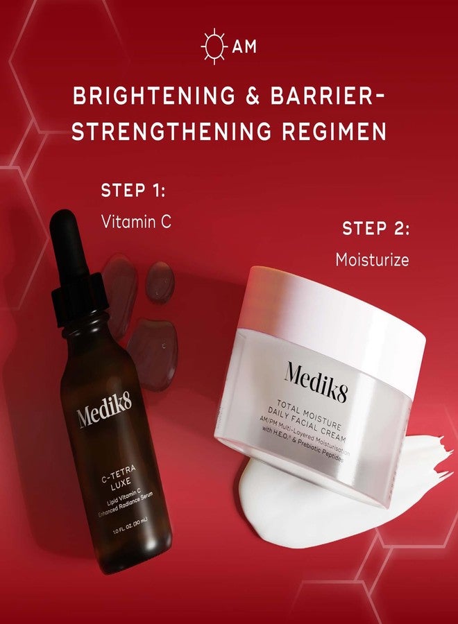 Medik8 Radiance Wrapped Kit - Vitamin C Serum for Face - Facial Cream for Women and Men - Hydrating Peptide Face Moisturizer - 2 pc - Image 2